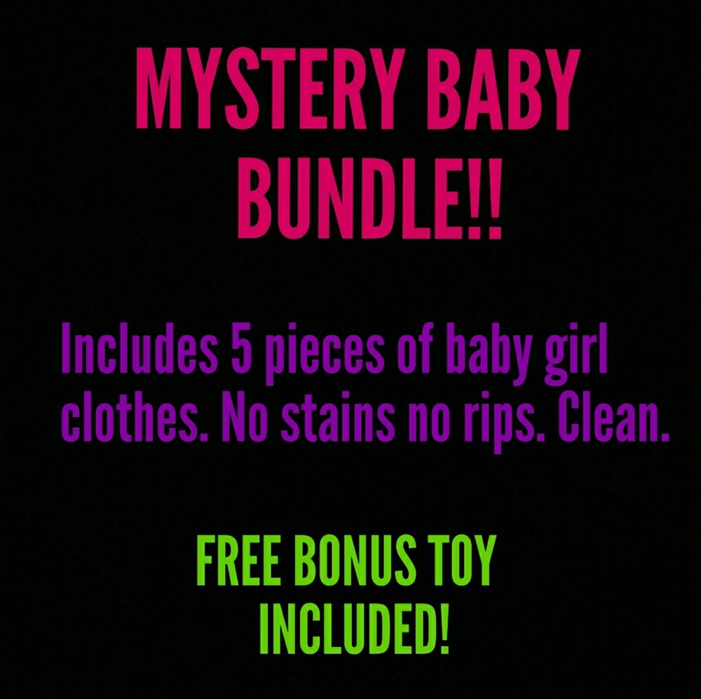 0-3 girl mystery baby bundle